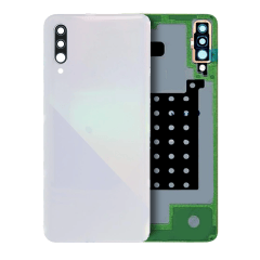 Baksidesglas med kameralins för Samsung Galaxy A30S (A307 / 2019) (Service Pack) (Vit) vit