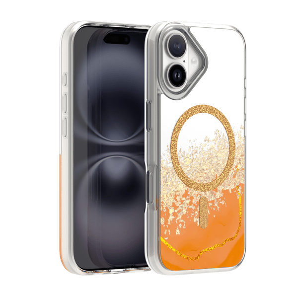 Epoxy Mag skal för iPhone 16 orange orange