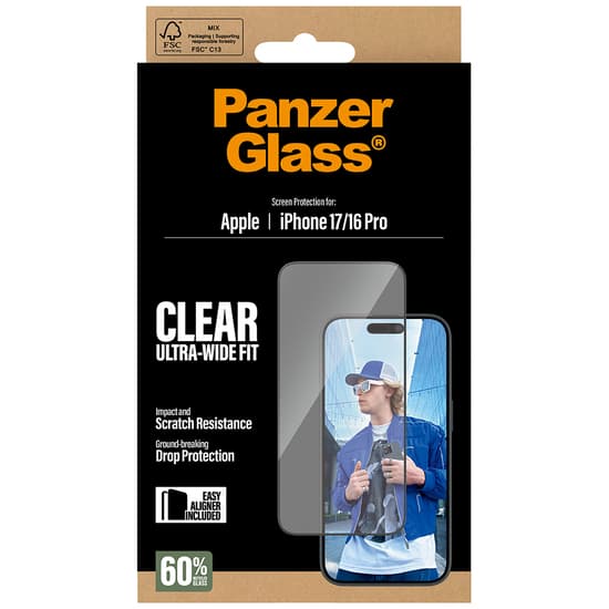 PanzerGlass® Skärmskydd iPhone 2025 6.3 iPhone 17