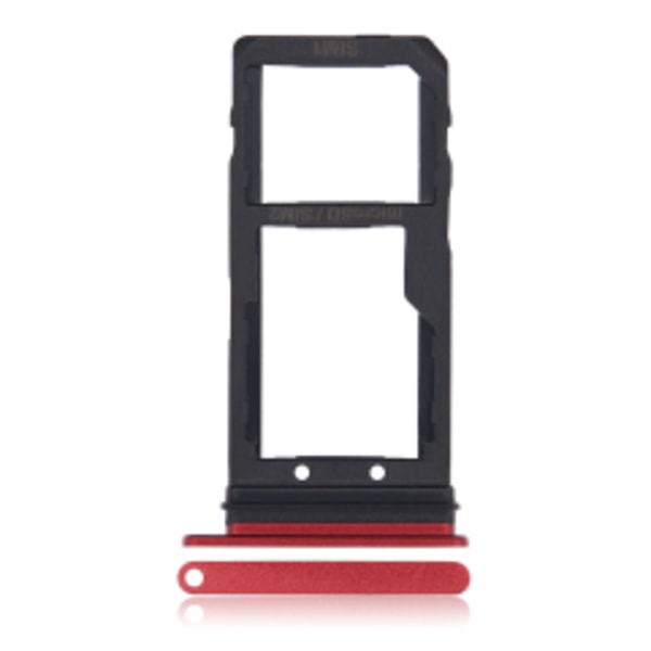 Dubbel SIM-kortshållare för HTC U12 Plus (Flame Red)