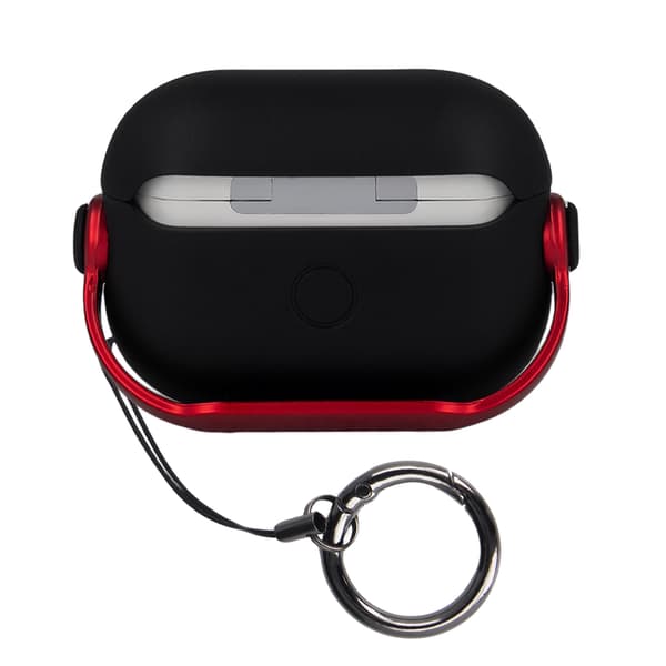 fodral för Airpods / Airpods 2 Headset röd röd