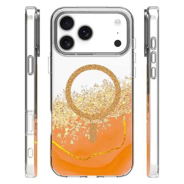 Epoxy Mag skal för iPhone 17 Pro orange