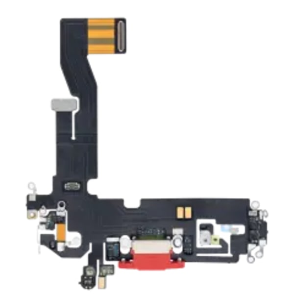 Laddningsport Flexkabel för iPhone 12 (Eftermarknad Plus) (Röd)