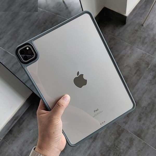 Hårdsilikonfodral för iPad Air 8 10.9" – Transparent transparent