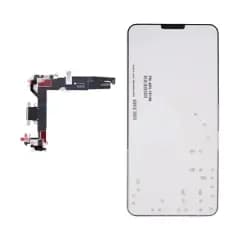 USB-C laddningsport flexkabel för iPhone 17 (Äkta OEM) (Vit) vit