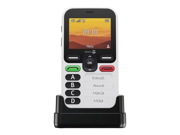 DORO Leva X10 2.4 128MB svart/vit
