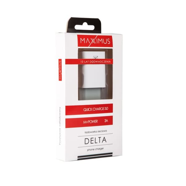 Väggladdare Maxximus Delta 3A QUICK CHARGE 3 0 18W