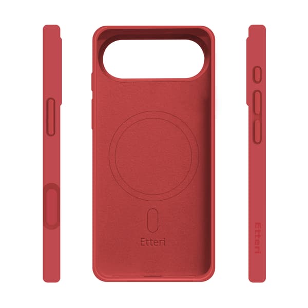 Etteri Silikon Mag skal för iPhone 17 Air hallon