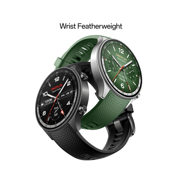 OnePlus Watch 2R 46 mm grön Silver SmartWatch grön