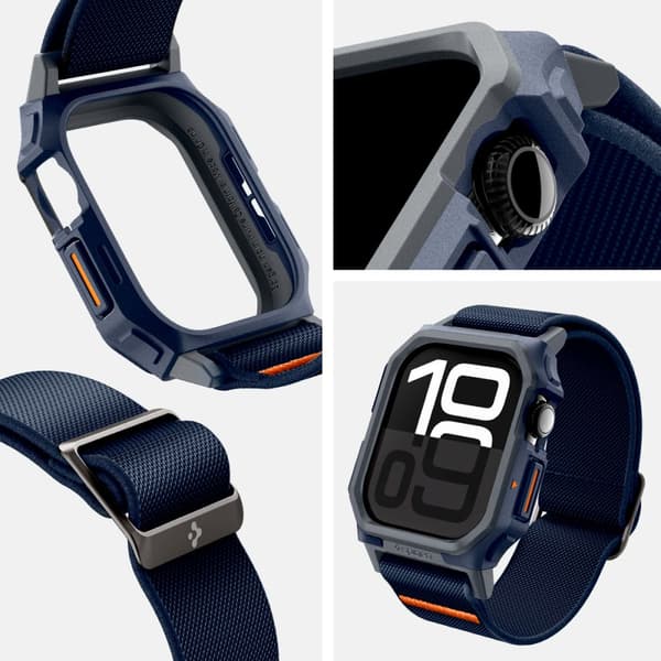 Spigen Lite Fit Case for Apple Watch 10 (46mm) - Navy Blue