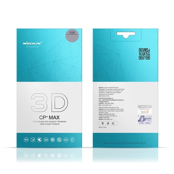 NILLKIN 3D MAX CP+ SAMSUNG S10 BLACK, NOT COMPATIBLE WITH FINGERPRINT READER