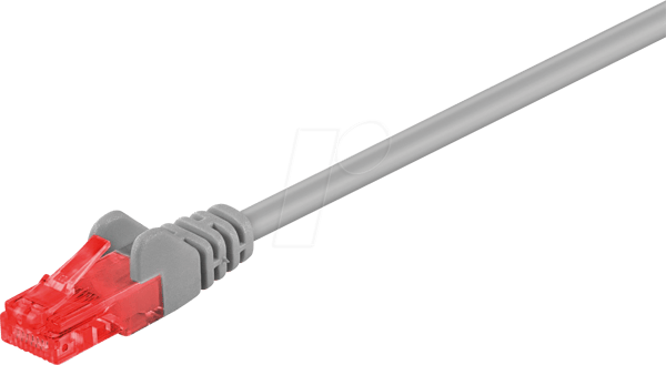Goobay CAT 6 U/UTP CCA 10m Grey grå