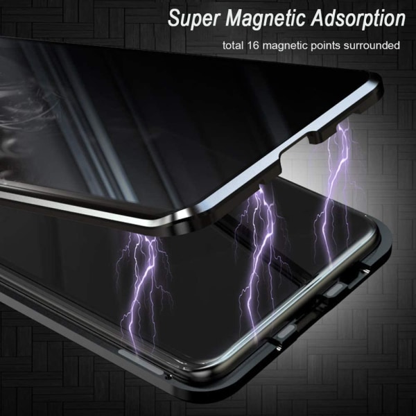 Sekretess magnetfodral för Samsung Galaxy S20 plus svart svart