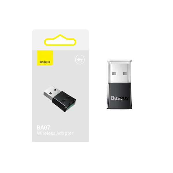 Baseus Bluetooth-adapter BA07 svart trådlös modul svart