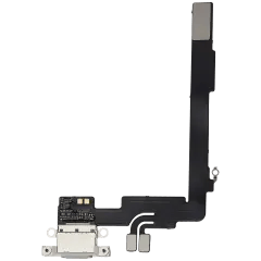 Laddningsport Flexkabel för iPhone 16 Pro Max (Eftermarknad Plus) (Vit Titan)