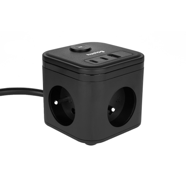 Huslog Cube förlängningssladd PD 20W