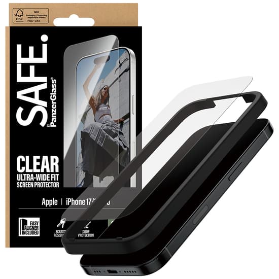 SAFE. by PanzerGlass Skärmbeskytter iPhone 17, iPhone 16 Pro