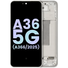 OLED-enhet med ram för Samsung Galaxy A36 5G (A366 / 2025) (Service Pack) (Lime)