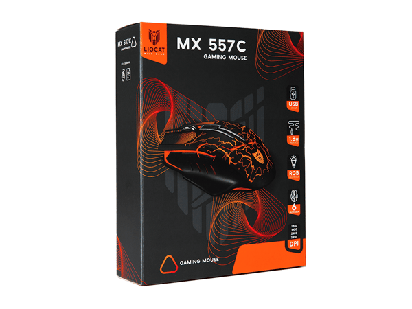 Liocat gamingmus MX 557C svart