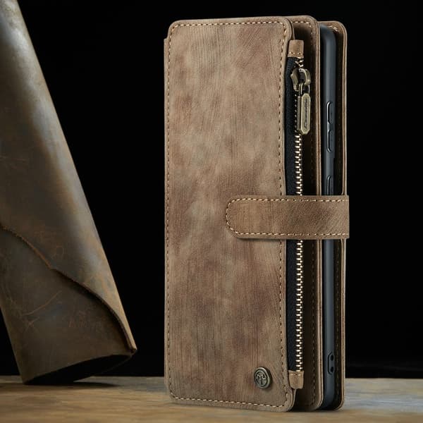 Caseme c30 foral för iphone 15 brun