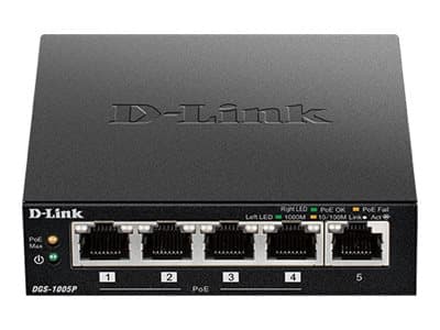 D-Link DGS 1005P Switch 5-porte Gigabit PoE+