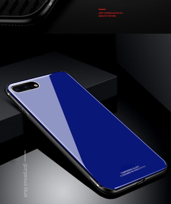 Glas fodral För Iphone 7/8 röd