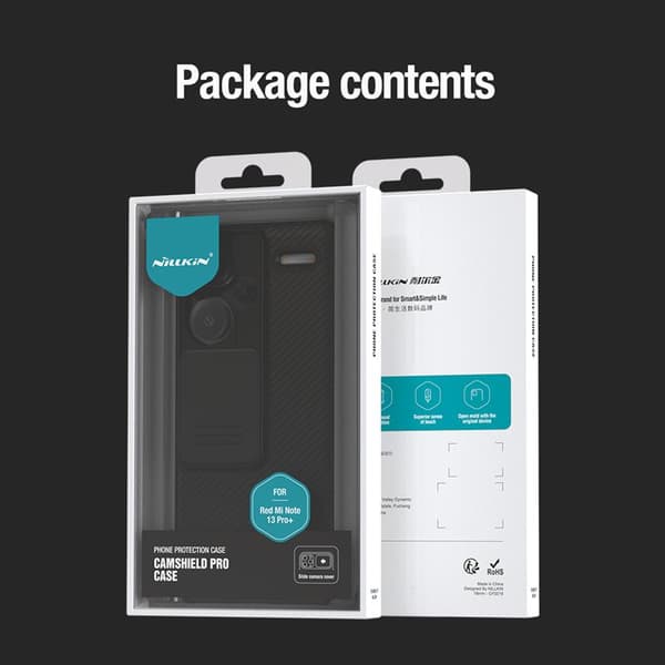 NILLKIN CAMSHIELD PRO XIAOMI REDMI NOTE 13 PRO+ SVART