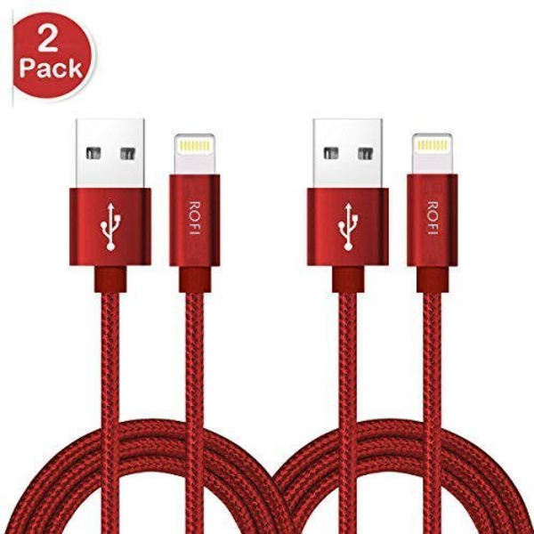 2 st 2 m hög kvalitet iphone kabel guld