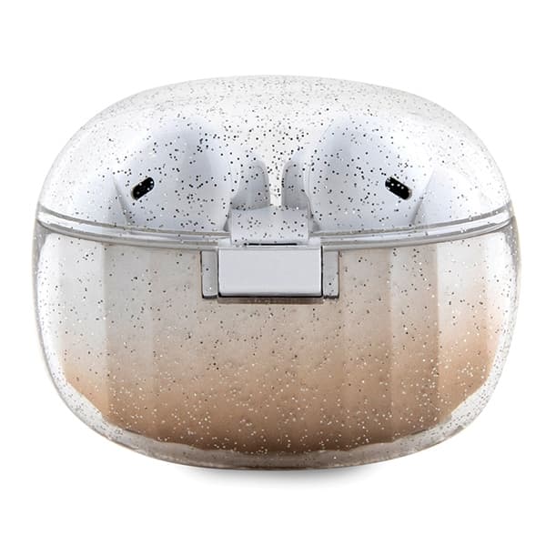 Guess Bluetooth-hörlurar GUTWSHDGKEED TWS GLITTER GRADIENT guld blå