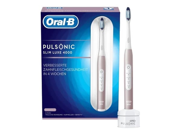 Oral-B Pulsonic Slim Luxe 4000 Elektrisk Tandborste Silver