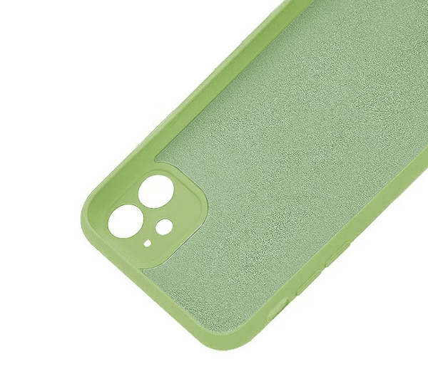 grön silikon fodral för iphone 13 pro