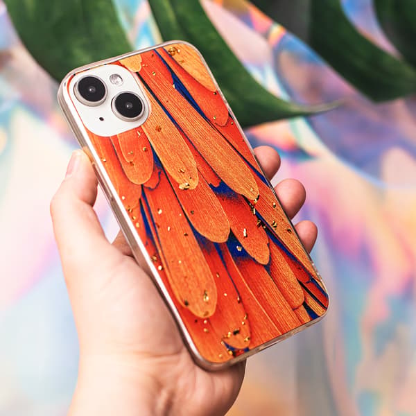 Guld Glam skal för Samsung Galaxy A25 5G (global) orange