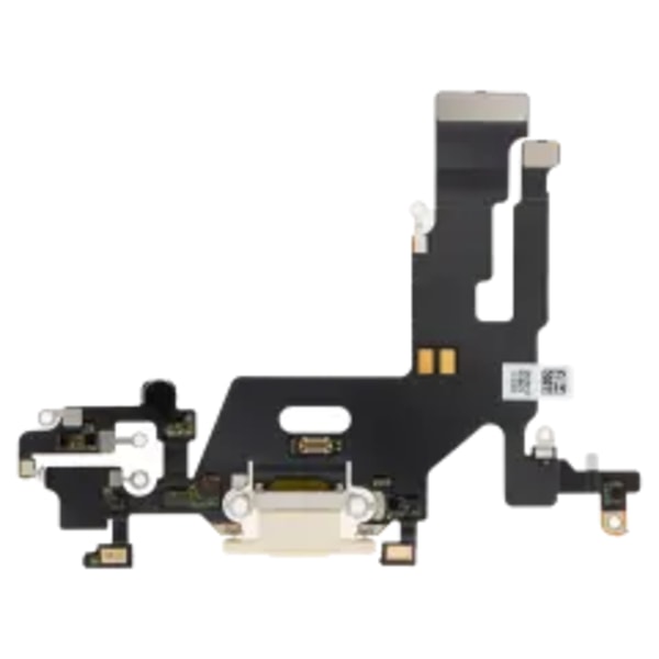 Laddningsport Flexkabel för iPhone 11 (Eftermarknad Plus) (Vit)