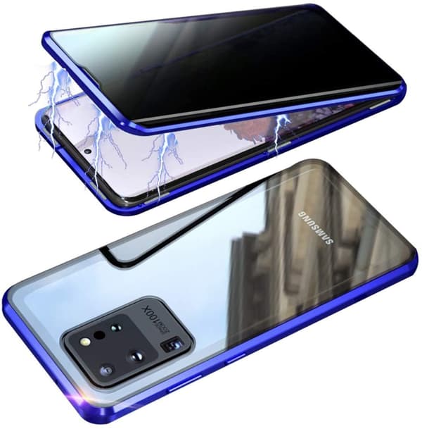 Sekretess magnetfodral för Samsung Galaxy S20 Ultra – Blå blå