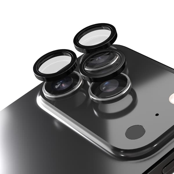 Etteri Camera Lens Protector for iPhone 17 Pro / 17 Pro Max Black