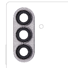 Bakre kameralins med ramring för Samsung Galaxy Z Fold 7 (Silver Shadow) silver