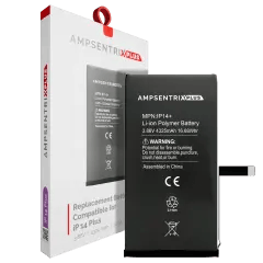 Ersättningsbatteri för iPhone 14 Plus (AmpSentrix Plus)