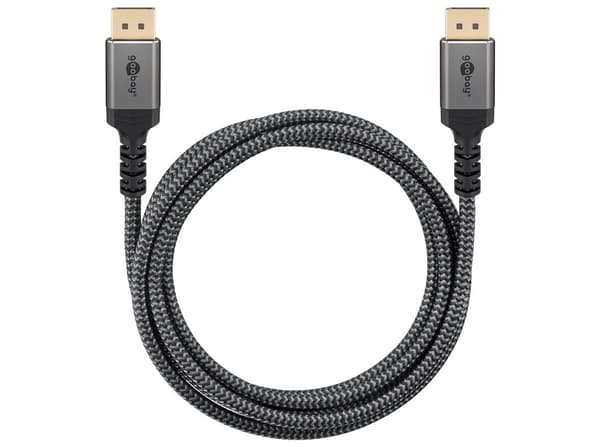 goobay 20 pin DisplayPort han -> 20 pin DisplayPort han 3 m Grå