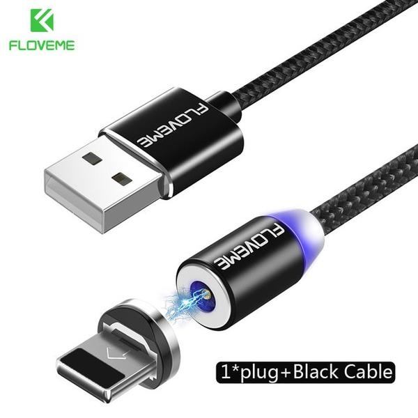 1m FLOVEME trådlös usb-C kabel svart "Black"
"Svart"