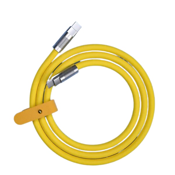 2m 120W Supersnabbladdning USBC-Lightning kabel  gul gul