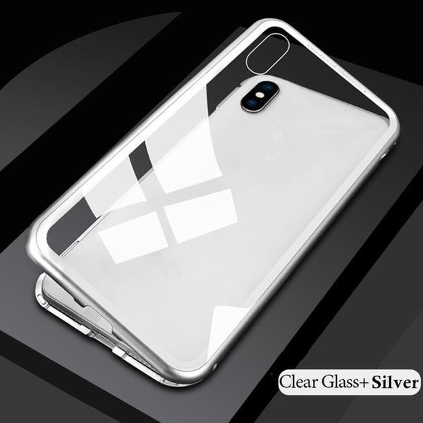 magneettikotelo karkaistulla lasilla iphone 7/8 hopealle "Silver"
"Silver"