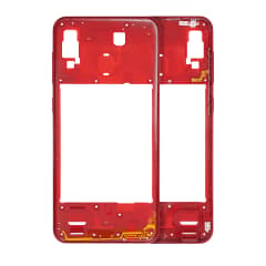 Mellanramshölje för Samsung Galaxy A30 (A305 / 2019) (Eftermarknad Plus) (Röd) röd