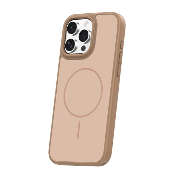 Frame Thin Mag-fodral för iPhone 16 Pro Max 6,9\" brun