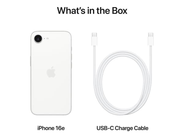 Apple iPhone 16e 6.1 256GB vit vit vit