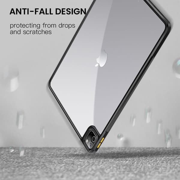 Hårdsilikonfodral för iPad Air 8 10.9" – Transparent transparent