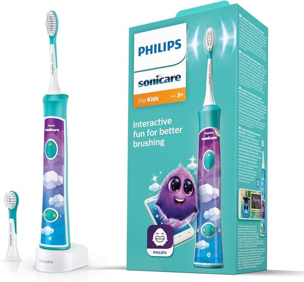 Philips Sonicare för Kids HX6322 Elektrisk Tandborste Blå vit vit