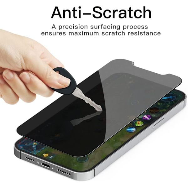 2 st sekretessskärm skydd för iphone 11/Xr