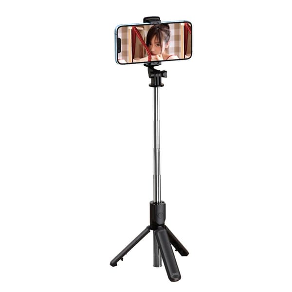 XO selfiepinne Bluetooth stativ SS09 svart 64cm svart