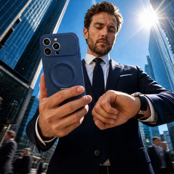 Luxgrip Mag-fodral för iPhone 11 mörkblå