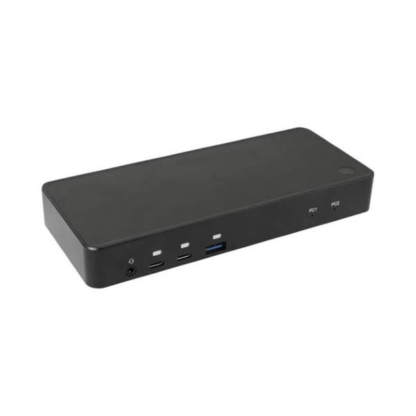 Club 3D CSV-1585 DisplayPort+HDMI KVM Switch/USB-C Dock
